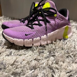 Nike Metcon Purple and Black Sneakers